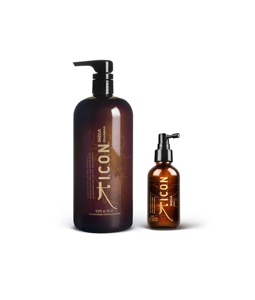 Pack ICON India shampoo & Dry oil